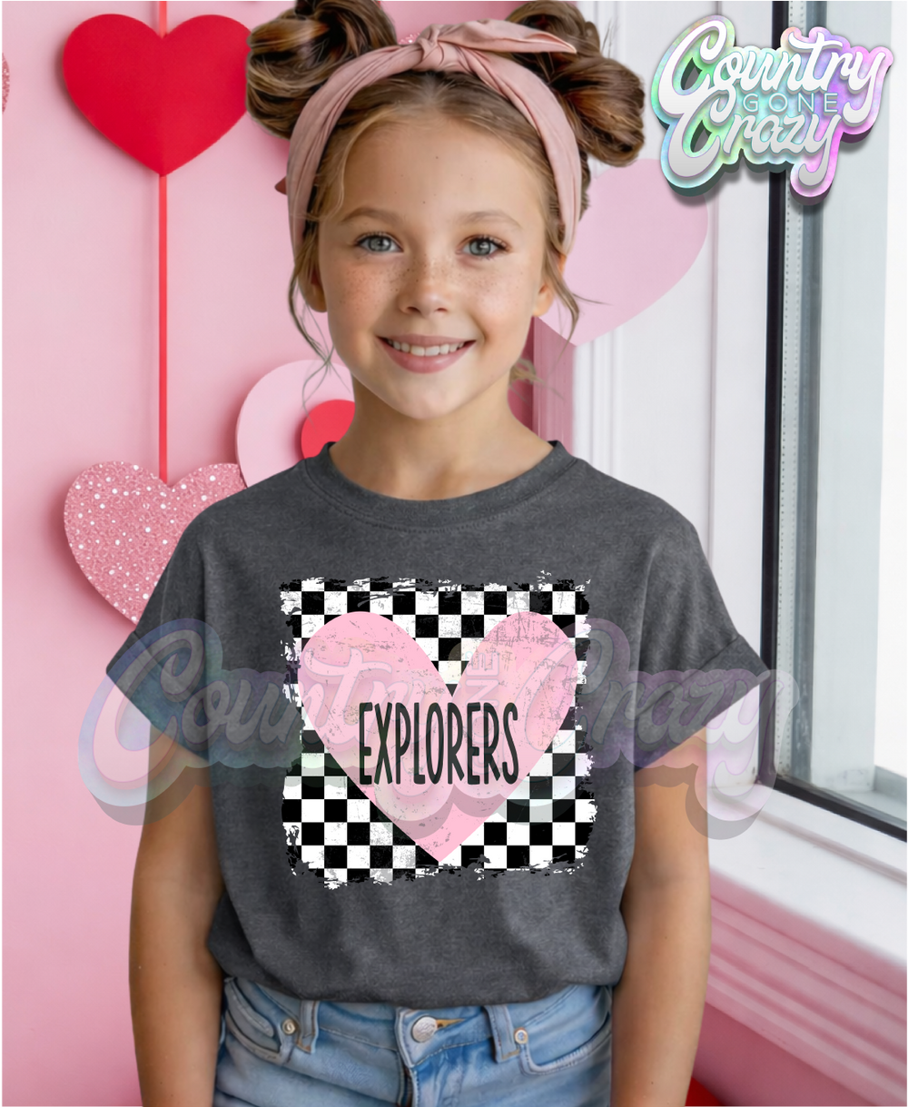 HEART OF A • EXPLORER • T-Shirt-Country Gone Crazy-Country Gone Crazy