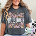 Bulldogs // Funky Flowers // T-Shirt-Country Gone Crazy-Country Gone Crazy