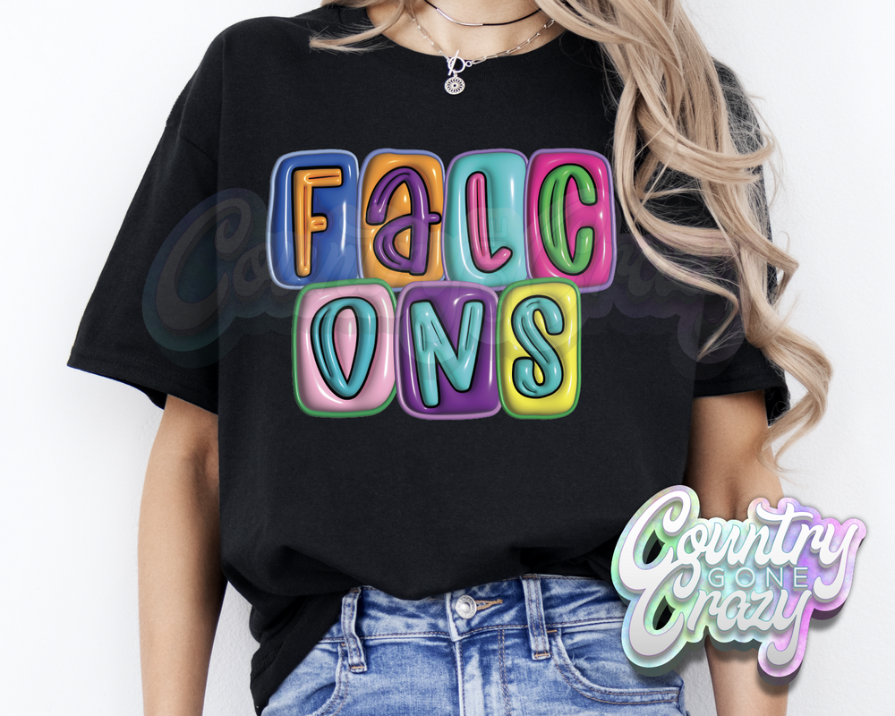 Falcons •• Bubble •• T-Shirt-Country Gone Crazy-Country Gone Crazy