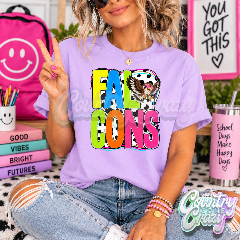 FALCONS ** COLOR POP ** T-SHIRT-Country Gone Crazy-Country Gone Crazy