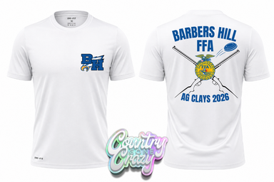 BARBERS HILL FFA - AG CLAYS 2026 - DRI FIT-Country Gone Crazy-Country Gone Crazy