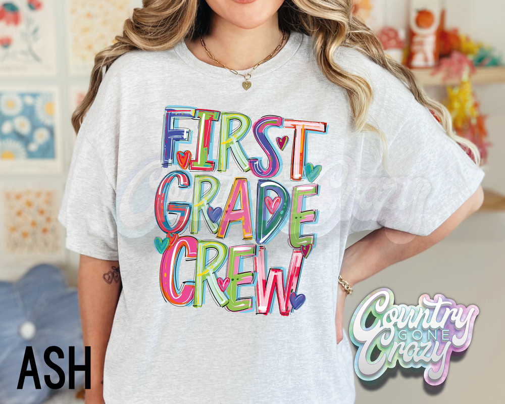 First Grade Crew • Splash • T-Shirt-Country Gone Crazy-Country Gone Crazy