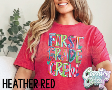 First Grade Crew • Splash • T-Shirt-Country Gone Crazy-Country Gone Crazy