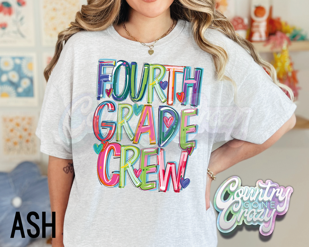 Fourth Grade Crew • Splash • T-Shirt-Country Gone Crazy-Country Gone Crazy