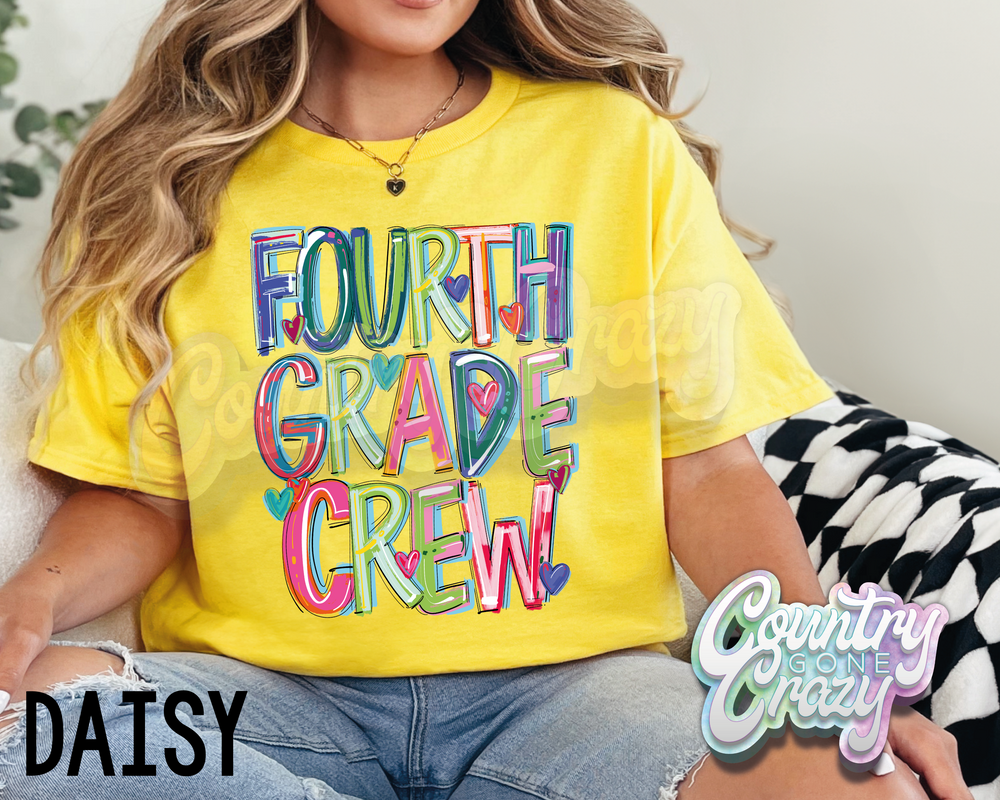 Fourth Grade Crew • Splash • T-Shirt-Country Gone Crazy-Country Gone Crazy