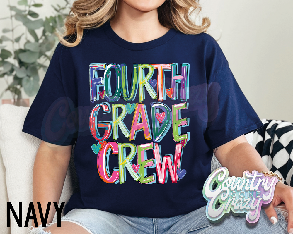 Fourth Grade Crew • Splash • T-Shirt-Country Gone Crazy-Country Gone Crazy