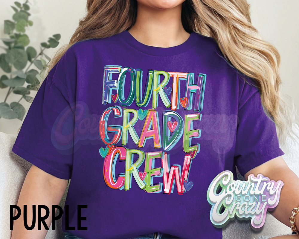 Fourth Grade Crew • Splash • T-Shirt-Country Gone Crazy-Country Gone Crazy