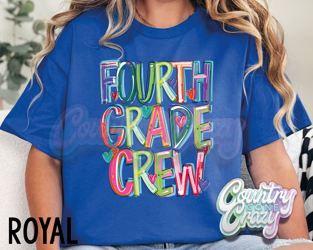 Fourth Grade Crew • Splash • T-Shirt-Country Gone Crazy-Country Gone Crazy