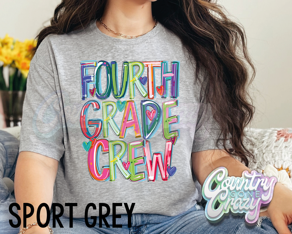 Fourth Grade Crew • Splash • T-Shirt-Country Gone Crazy-Country Gone Crazy