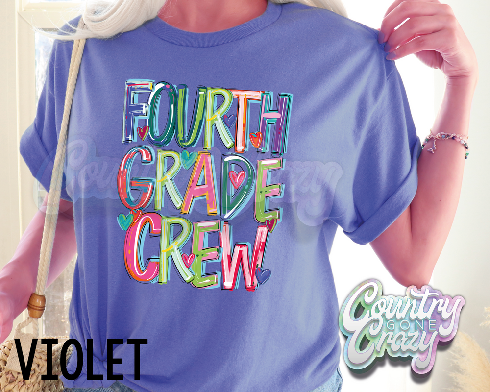 Fourth Grade Crew • Splash • T-Shirt-Country Gone Crazy-Country Gone Crazy