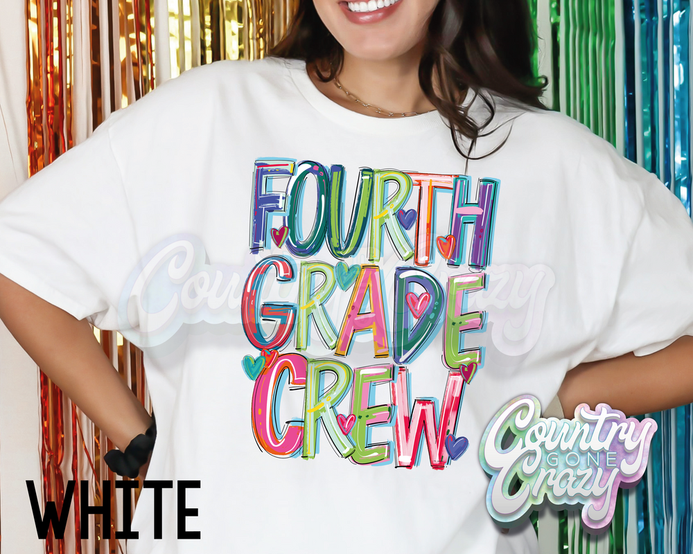 Fourth Grade Crew • Splash • T-Shirt-Country Gone Crazy-Country Gone Crazy