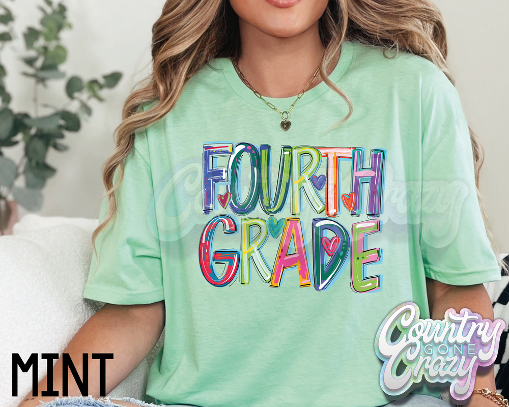 Fourth Grade • Splash • T-Shirt-Country Gone Crazy-Country Gone Crazy