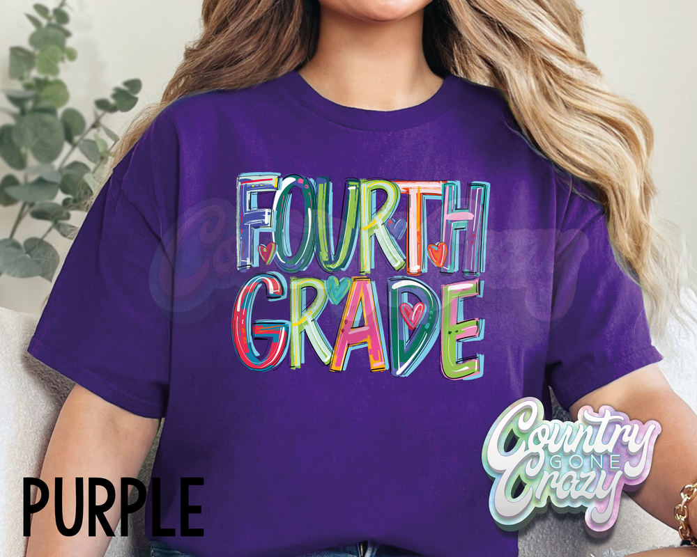 Fourth Grade • Splash • T-Shirt-Country Gone Crazy-Country Gone Crazy