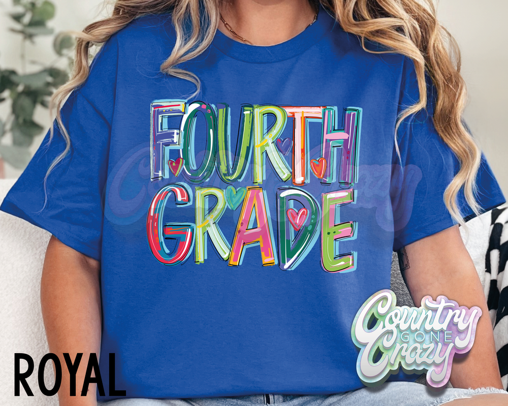 Fourth Grade • Splash • T-Shirt-Country Gone Crazy-Country Gone Crazy