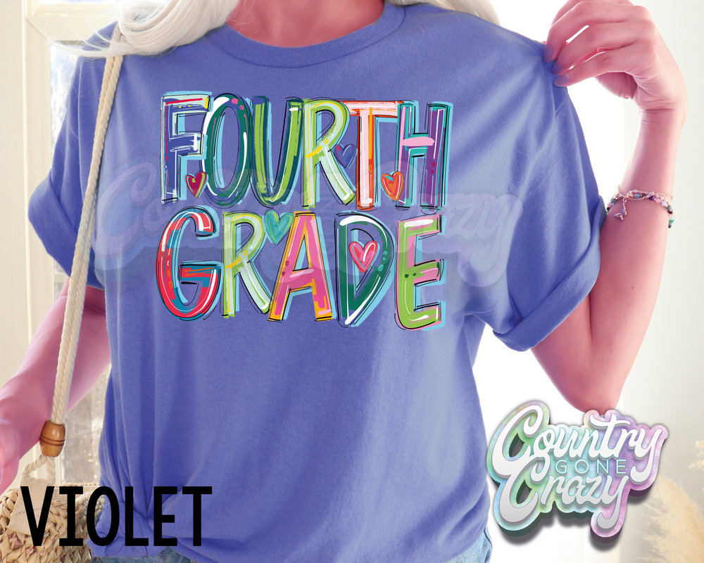 Fourth Grade • Splash • T-Shirt-Country Gone Crazy-Country Gone Crazy