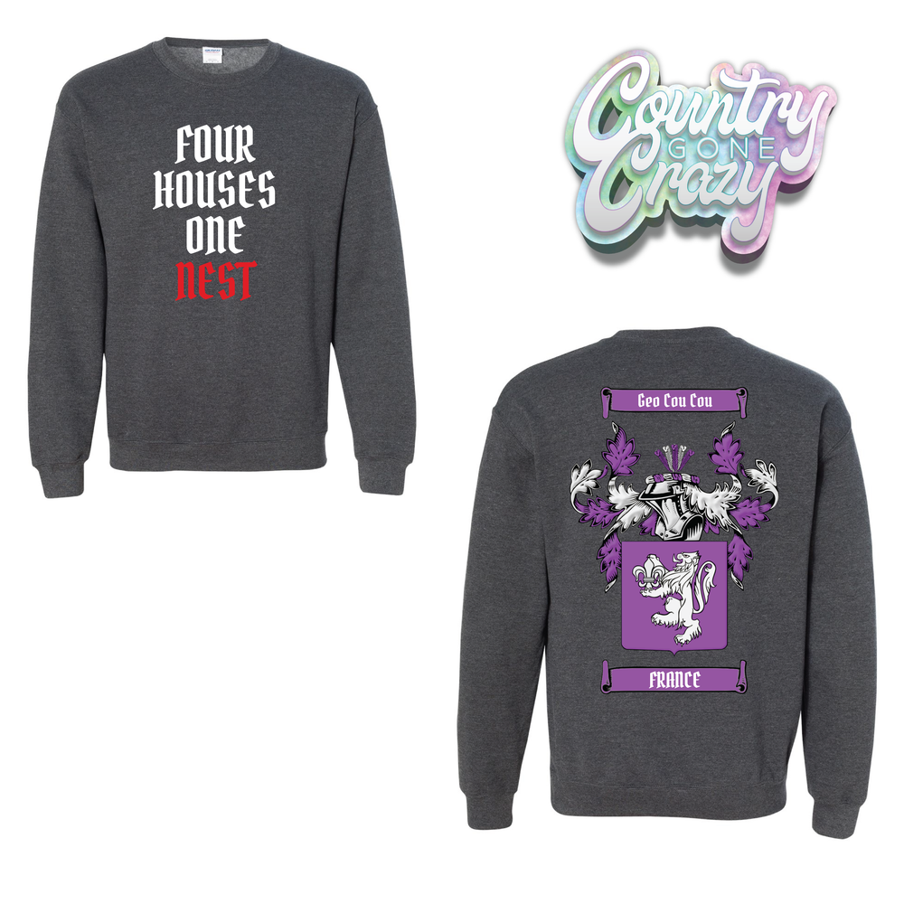 FRANCE / Four Houses One Nest / Dark Heather-Country Gone Crazy-Country Gone Crazy