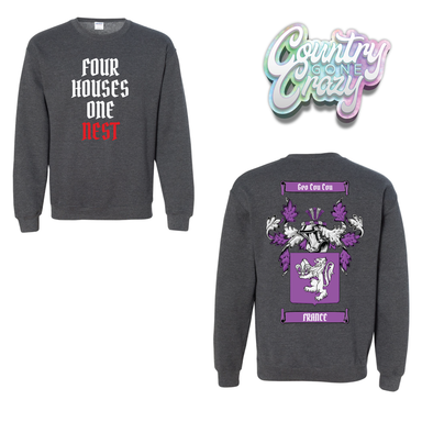 FRANCE / Four Houses One Nest / Dark Heather-Country Gone Crazy-Country Gone Crazy