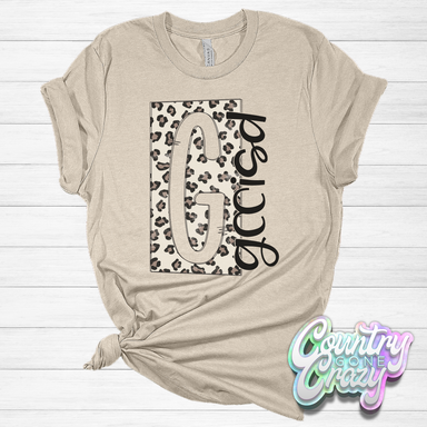 GCCISD - Boxed Leopard Bella Canvas T-Shirt-Country Gone Crazy-Country Gone Crazy