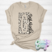 Giants - Boxed Leopard Bella Canvas T-Shirt-Country Gone Crazy-Country Gone Crazy