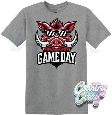 GAME DAY - SPORTS GREY T-SHIRT-Country Gone Crazy-Country Gone Crazy