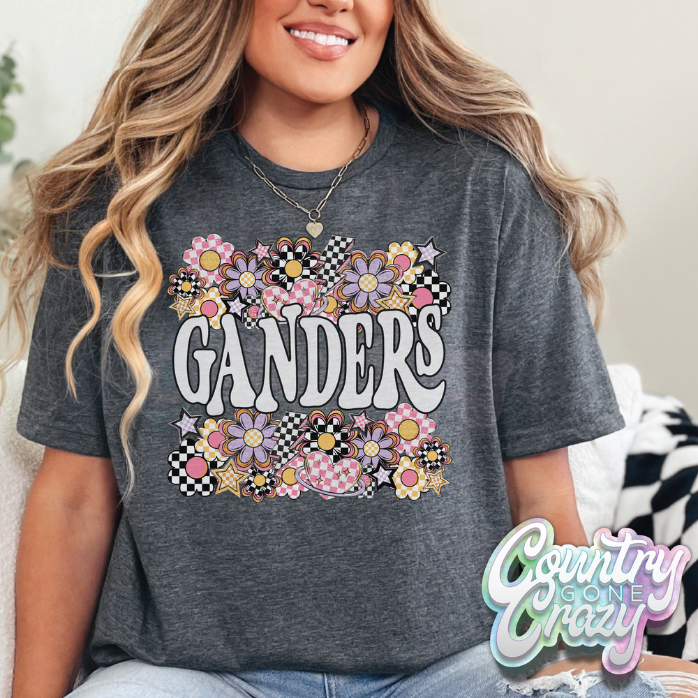 Ganders // Funky Flowers // T-Shirt-Country Gone Crazy-Country Gone Crazy