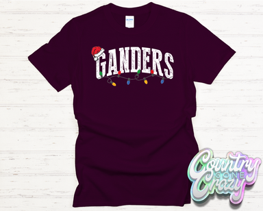 GANDERS - CHRISTMAS LIGHTS - T-SHIRT-Country Gone Crazy-Country Gone Crazy