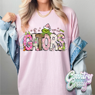 Gators - Pink Grinch - T-Shirt-Country Gone Crazy-Country Gone Crazy
