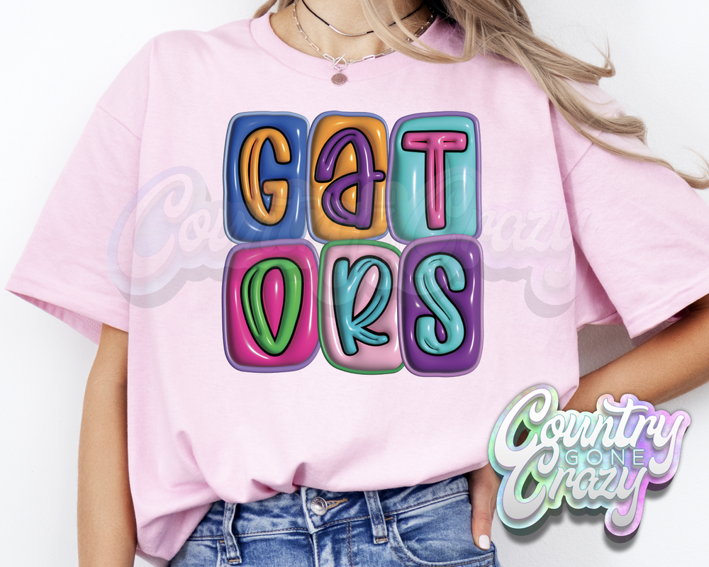 Gators •• Bubble •• T-Shirt-Country Gone Crazy-Country Gone Crazy
