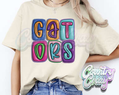 Gators •• Bubble •• T-Shirt-Country Gone Crazy-Country Gone Crazy