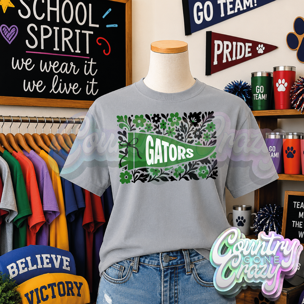 GATORS - FLORAL PENNANT