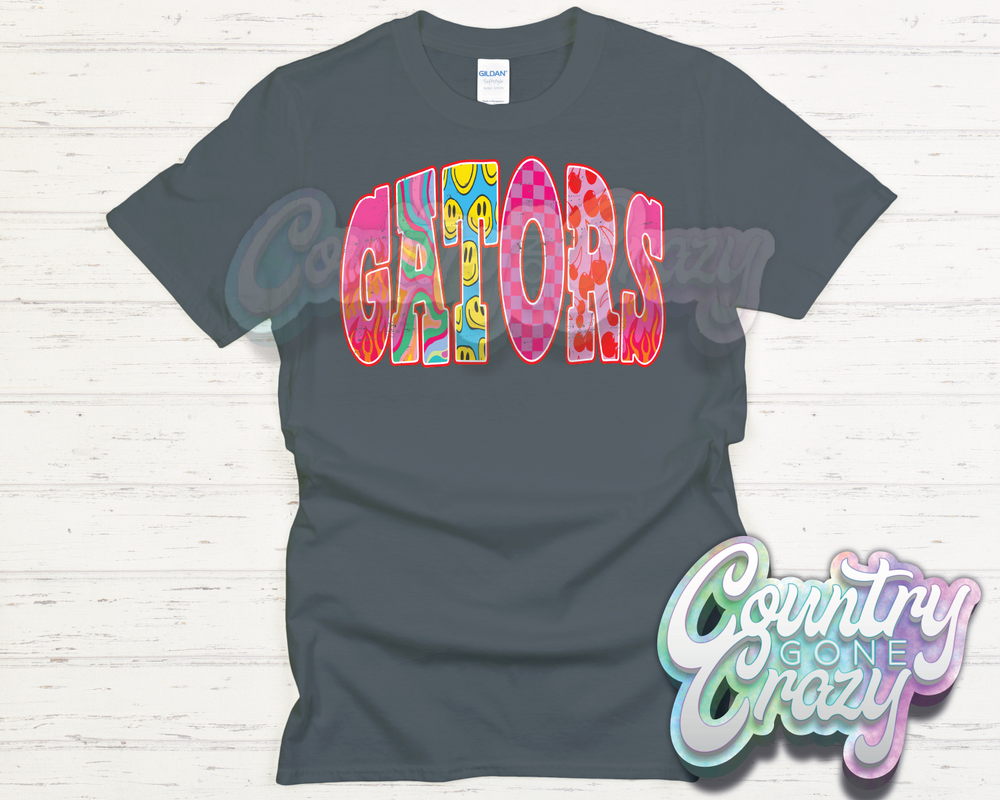 GATORS // GOOD VIBES // T-Shirt-Country Gone Crazy-Country Gone Crazy