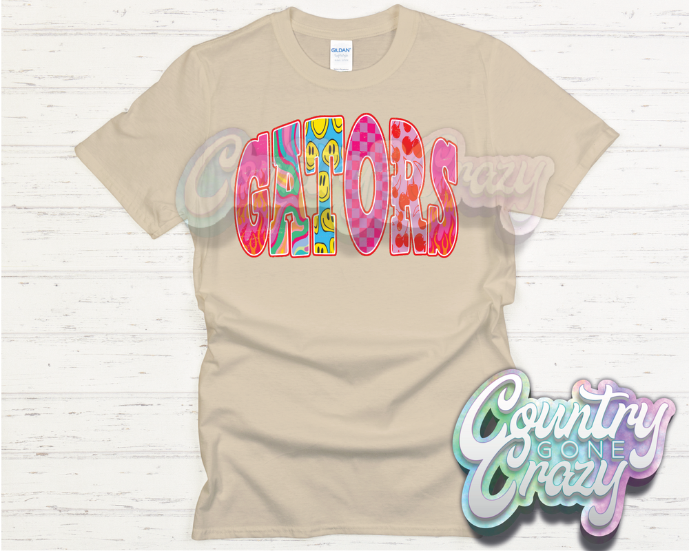 GATORS // GOOD VIBES // T-Shirt-Country Gone Crazy-Country Gone Crazy