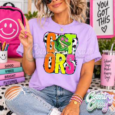 GATORS ** COLOR POP ** T-SHIRT-Country Gone Crazy-Country Gone Crazy
