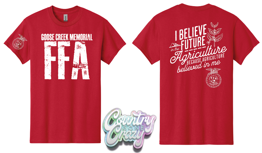 Goose Creek Memorial FFA T-Shirt-Country Gone Crazy-Country Gone Crazy