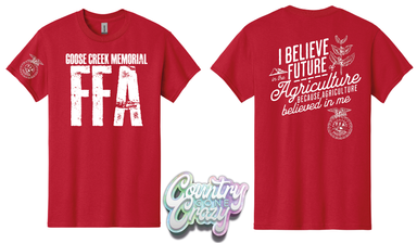 Goose Creek Memorial FFA T-Shirt-Country Gone Crazy-Country Gone Crazy