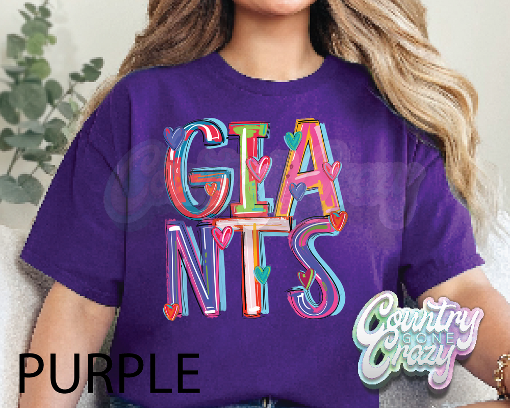 GIANTS • Splash • T-Shirt-Country Gone Crazy-Country Gone Crazy