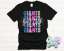 GCCISD Giants Fun Letters - T-Shirt-Country Gone Crazy-Country Gone Crazy