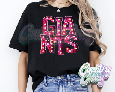 Giants * Pink Marquee * T-Shirt-Country Gone Crazy-Country Gone Crazy