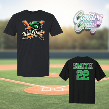 Wood Ducks - Black - Gildan T-Shirt-Country Gone Crazy-Country Gone Crazy