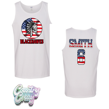 BlackHawks - Gildan Tank Top-Port & Company-Country Gone Crazy