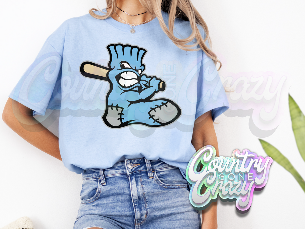 BLUE SOX // GILDAN T-SHIRT-Country Gone Crazy-Country Gone Crazy