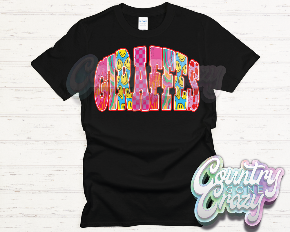 GIRAFFES // GOOD VIBES // T-Shirt-Country Gone Crazy-Country Gone Crazy