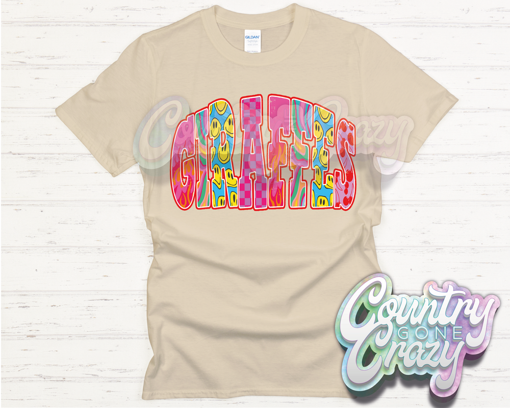 GIRAFFES // GOOD VIBES // T-Shirt-Country Gone Crazy-Country Gone Crazy
