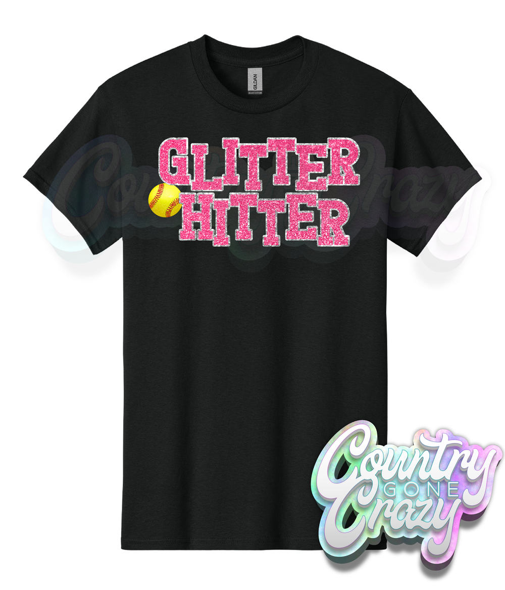 Glitter Hitter T-Shirt-Country Gone Crazy-Country Gone Crazy