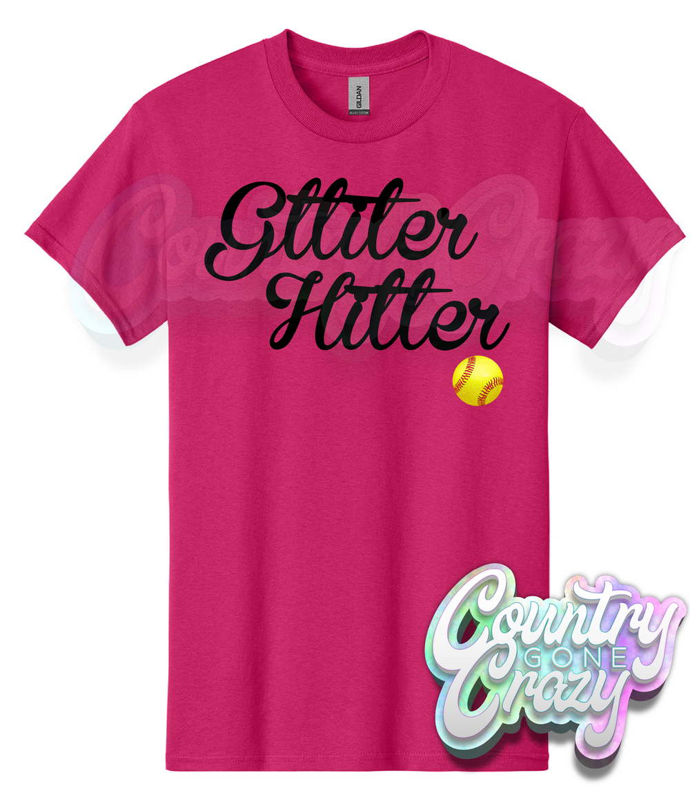 Glitter Hitter T-Shirt-Country Gone Crazy-Country Gone Crazy
