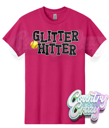 Glitter Hitter T-Shirt-Country Gone Crazy-Country Gone Crazy