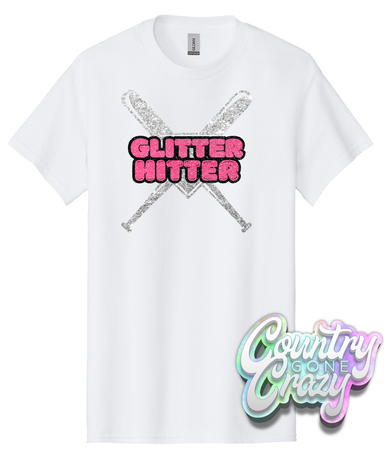 Glitter Hitter T-Shirt-Country Gone Crazy-Country Gone Crazy