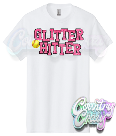 Glitter Hitter T-Shirt-Country Gone Crazy-Country Gone Crazy