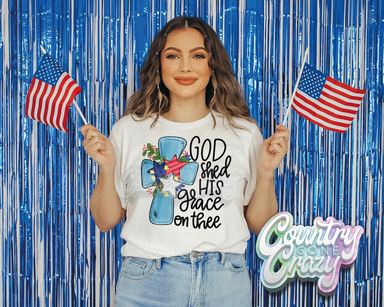 GOD SHED HIS GRACE ON THEE T-SHIRT-Country Gone Crazy-Country Gone Crazy