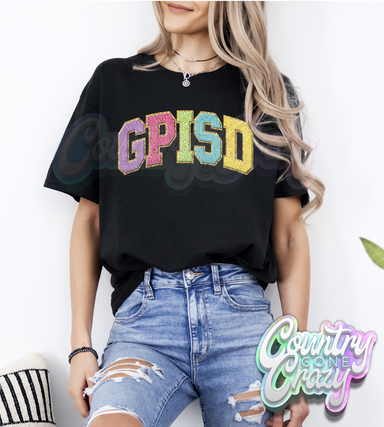 GPISD - Faux Chenille - T-Shirt-Country Gone Crazy-Country Gone Crazy